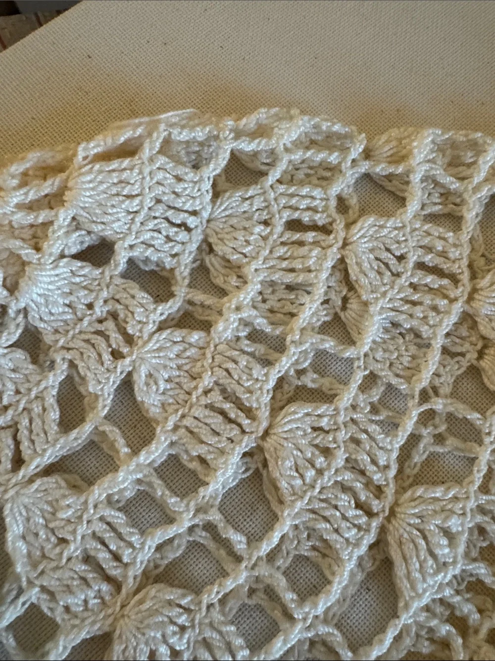 Vintage Hand Crocheted Baby Bonnet